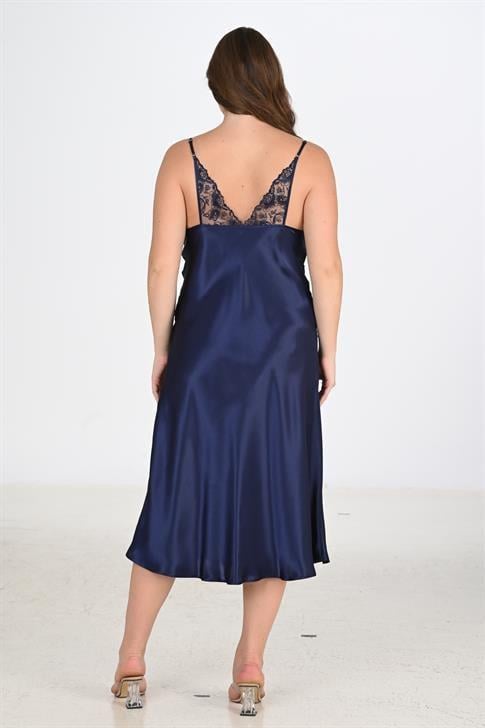 Aria`s Closet 2li Lacivert Sabahlık Takımı Bigsize 6228 Aria`s Closet 2li Lacivert Sabahlık Takımı Bigsize 6228