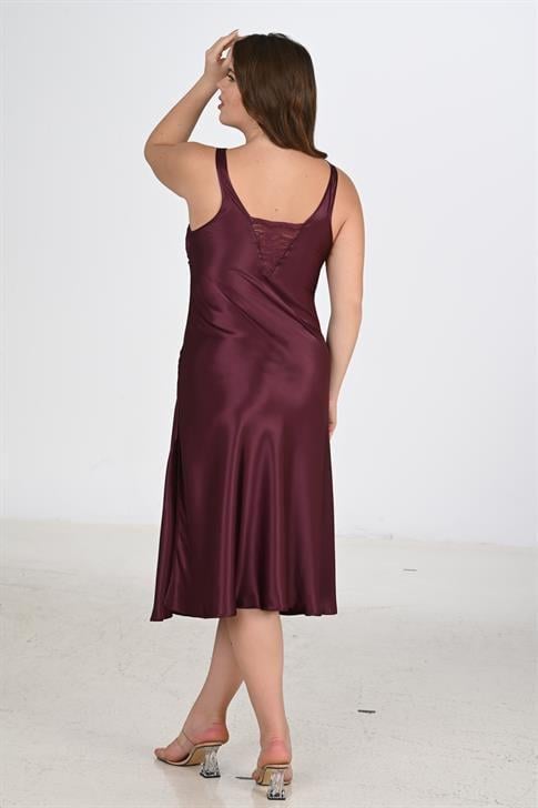 Aria`s Closet 2li Mürdüm Sabahlık Takımı Bigsize 6223 Aria`s Closet 2li Mürdüm Sabahlık Takımı Bigsize 6223