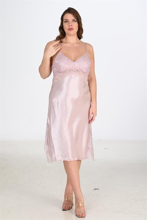 Aria`s Closet 2`li Pudra Sabahlık Takımı Bigsize 6220 Aria`s Closet 2`li Pudra Sabahlık Takımı Bigsize 6220