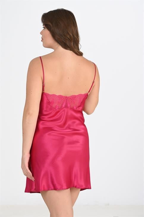 Aria`s Closet 2`li Vişne Sabahlık Takımı Bigsize 6212 Aria`s Closet 2`li Vişne Sabahlık Takımı Bigsize 6212