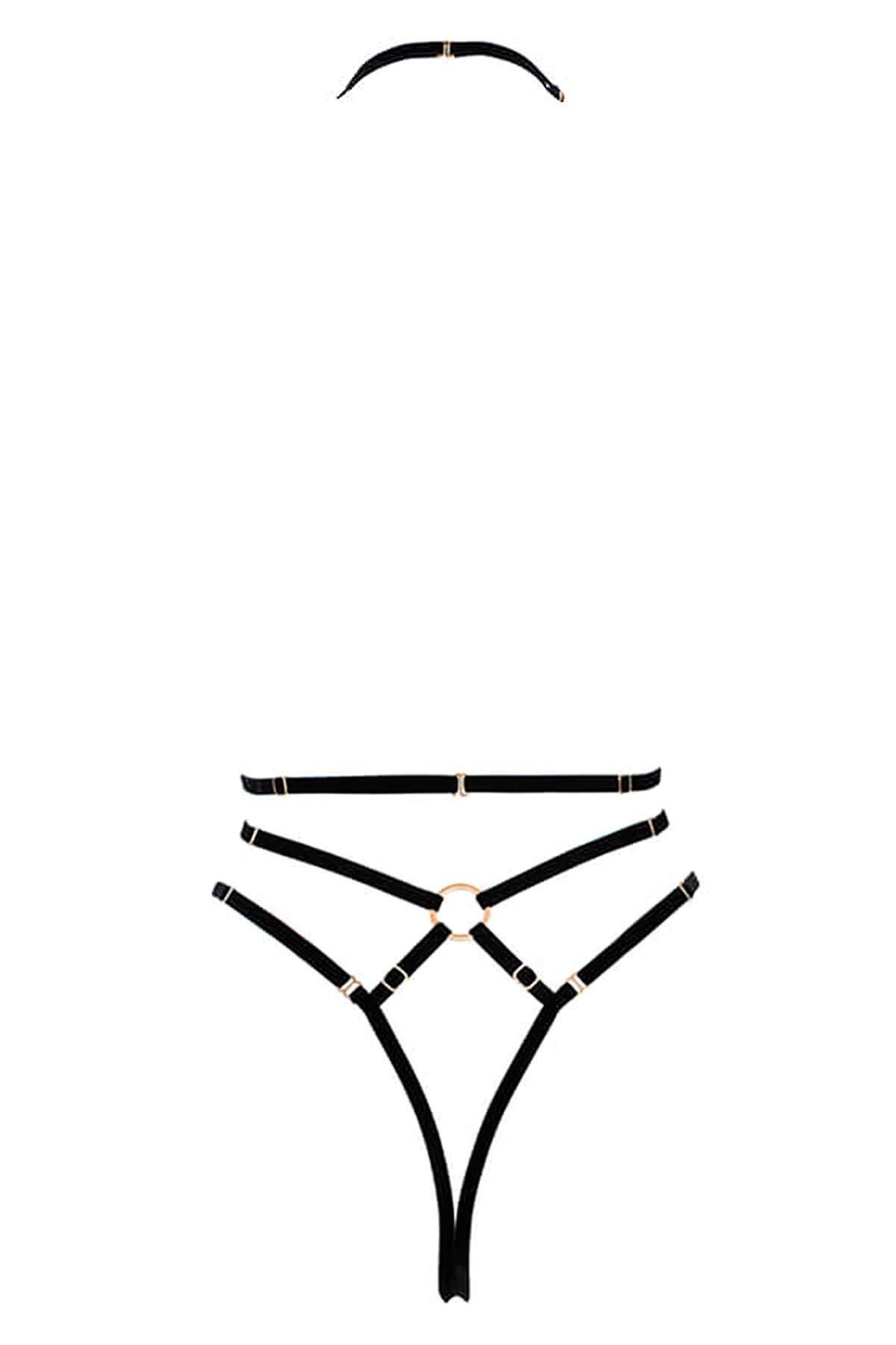 Aria`s Closet Göğüs Detaylı Fantezi Siyah Harness Aria`s Closet Göğüs Detaylı Fantezi Siyah Harness