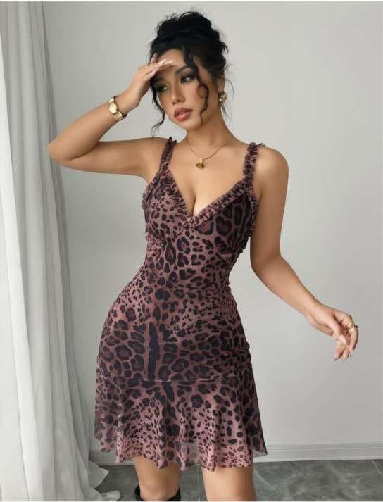 Aria`s Closet Timsah Desenli Askılı Mini Club Elbisesi Aria`s Closet Timsah Desenli Askılı Mini Club Elbisesi