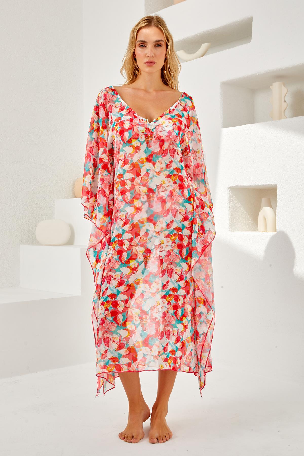 Aria`s Closet V Yaka Uzun Elbise Pareo Aria`s Closet V Yaka Uzun Elbise Pareo