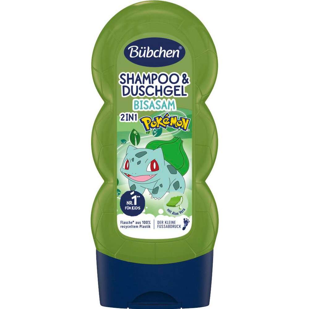 Bübchen Çocuk Şampuan&Duş Jeli 2 in 1 Pokemon Bulbasaur 230 ml Bübchen Çocuk Şampuan&Duş Jeli 2 in 1 Pokemon Bulbasaur 230 ml