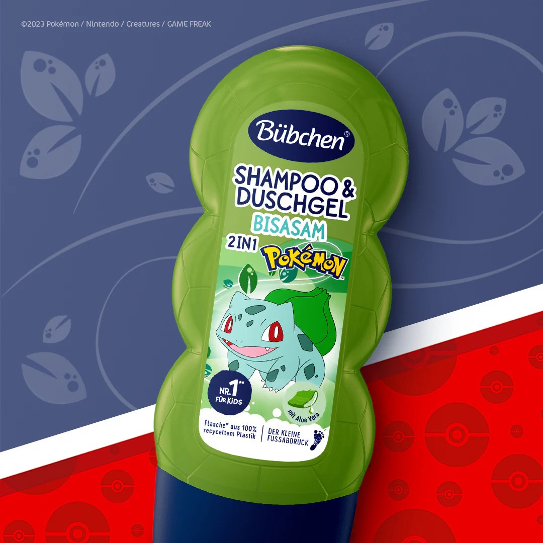 Bübchen Çocuk Şampuan&Duş Jeli 2 in 1 Pokemon Bulbasaur 230 ml Bübchen Çocuk Şampuan&Duş Jeli 2 in 1 Pokemon Bulbasaur 230 ml