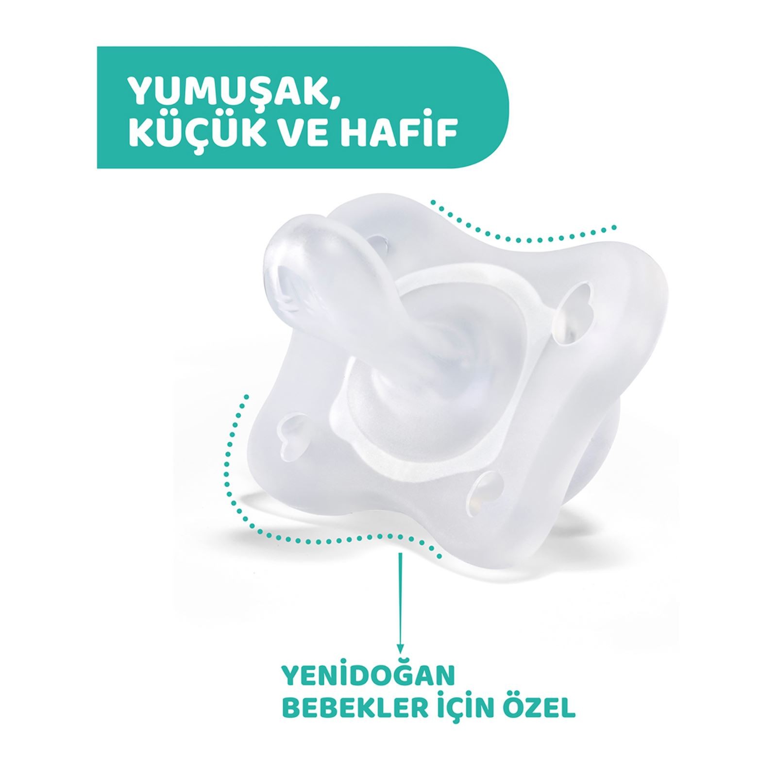 Chicco PhysioForma Mini Soft 2`li Emzik 0-2 Ay Kız Chicco PhysioForma Mini Soft 2`li Emzik 0-2 Ay Kız