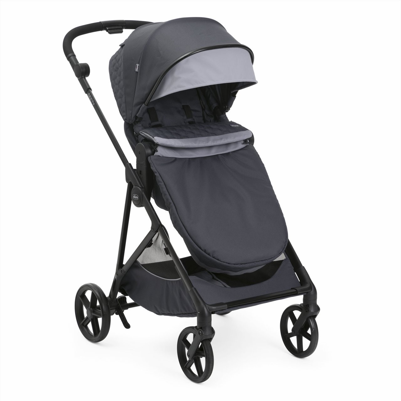 Chicco Seety Çift Yönlü Bebek Arabası - Boston Grey Chicco Seety Çift Yönlü Bebek Arabası - Boston Grey