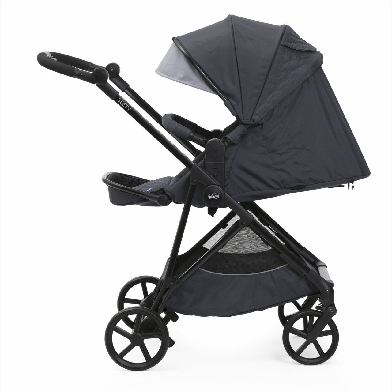 Chicco Seety Çift Yönlü Bebek Arabası - Boston Grey Chicco Seety Çift Yönlü Bebek Arabası - Boston Grey