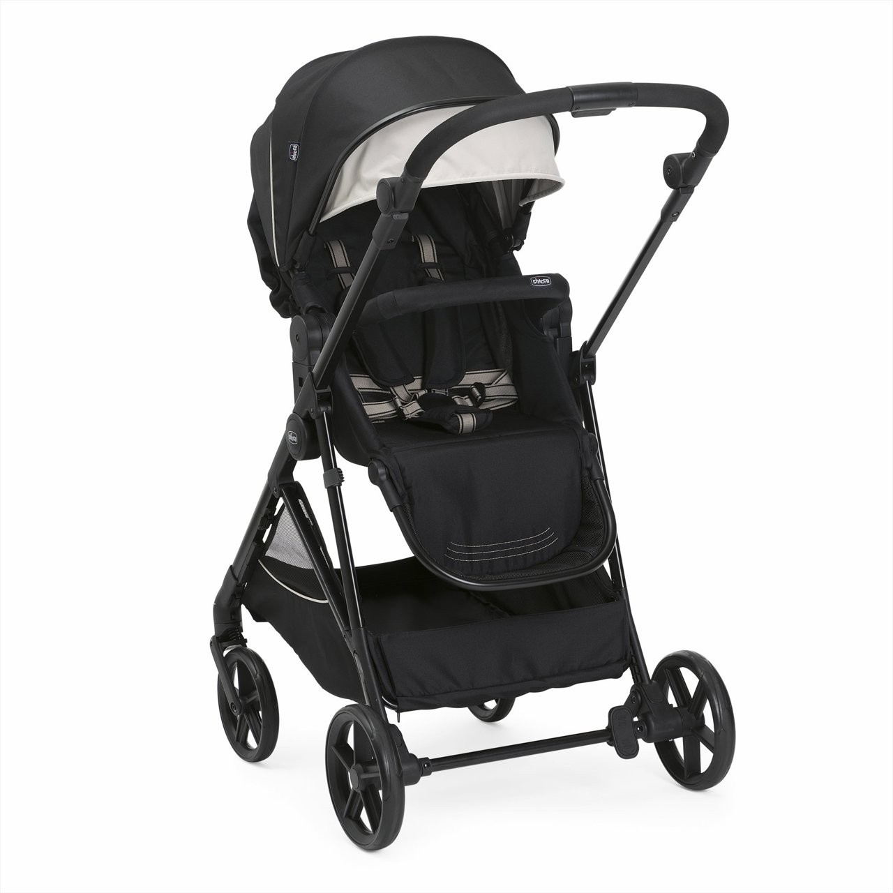 Chicco Seety Çift Yönlü Bebek Arabası - Etna Black Chicco Seety Çift Yönlü Bebek Arabası - Etna Black