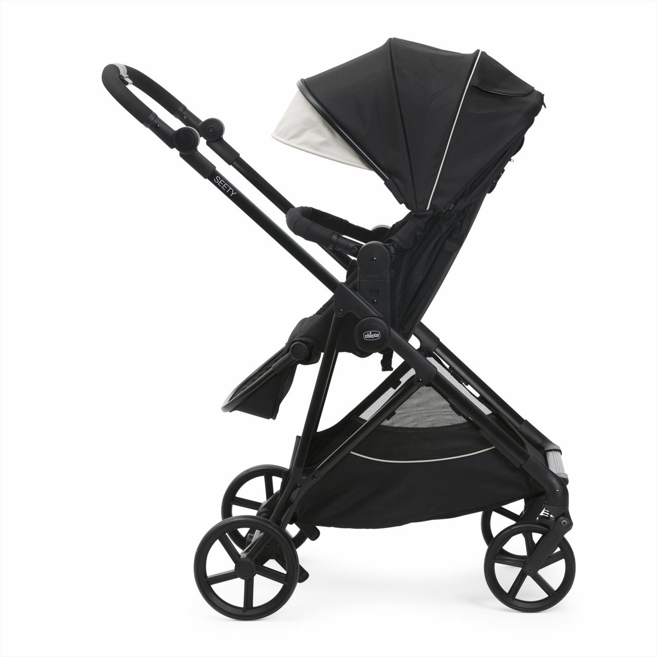Chicco Seety Çift Yönlü Bebek Arabası - Etna Black Chicco Seety Çift Yönlü Bebek Arabası - Etna Black