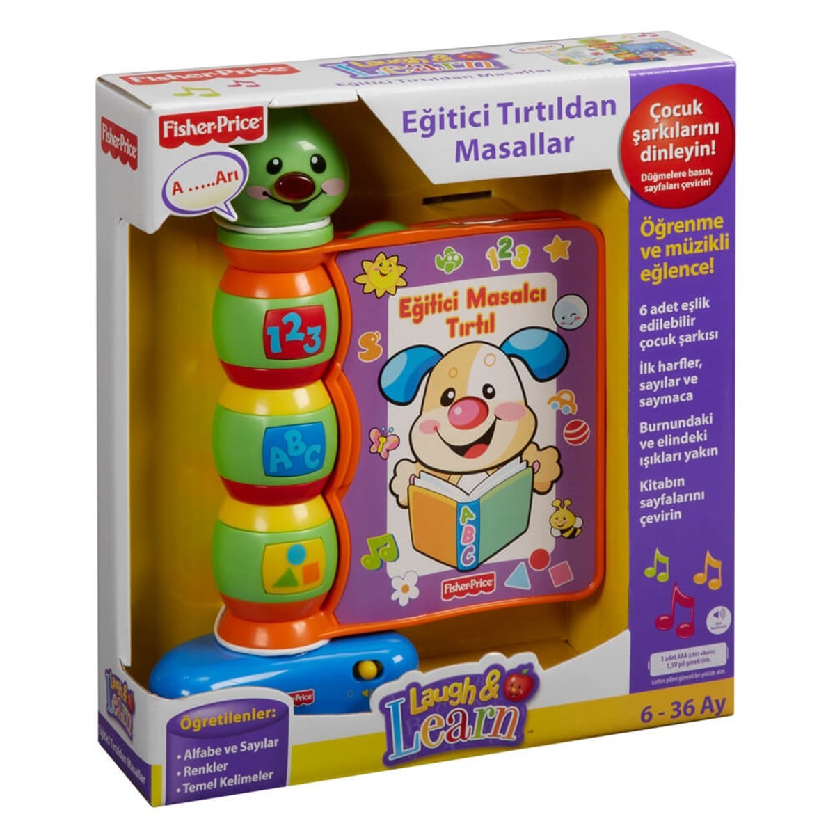 Fisher Price Eğitici Masalcı Tırtıl Fisher Price Eğitici Masalcı Tırtıl