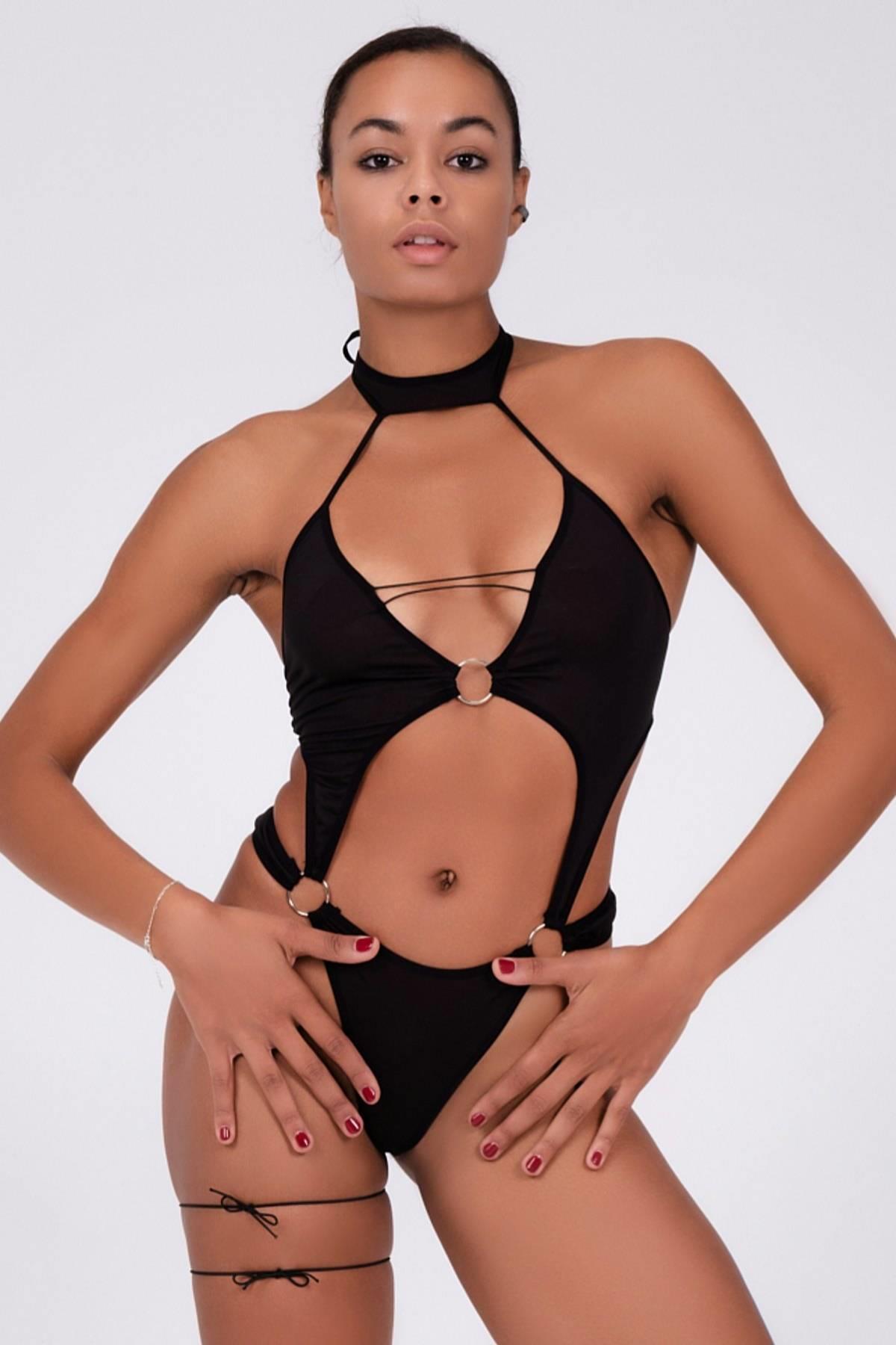 Aria`s Closet Jartyer Görünümlü Şık Fantezi Babydoll Aria`s Closet Jartyer Görünümlü Şık Fantezi Babydoll
