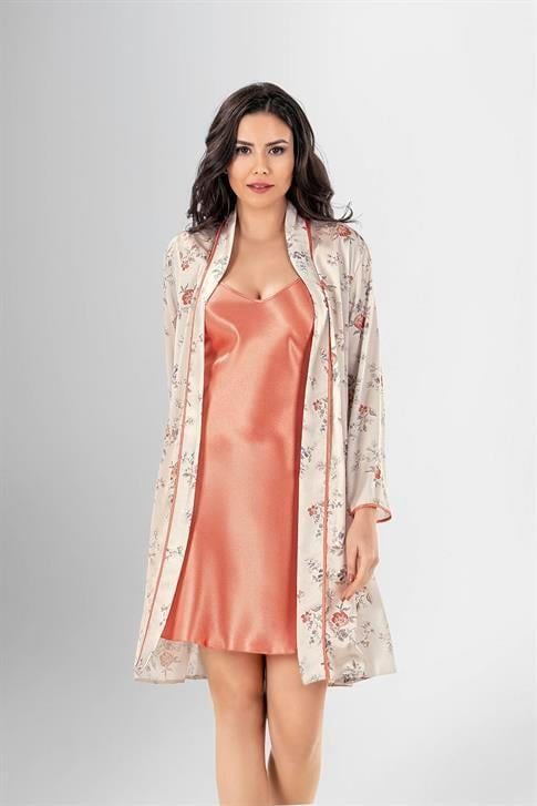Aria`s Closet 2 li Kısa Sabahlık Takımı Desenli 1962 Aria`s Closet 2 li Kısa Sabahlık Takımı Desenli 1962