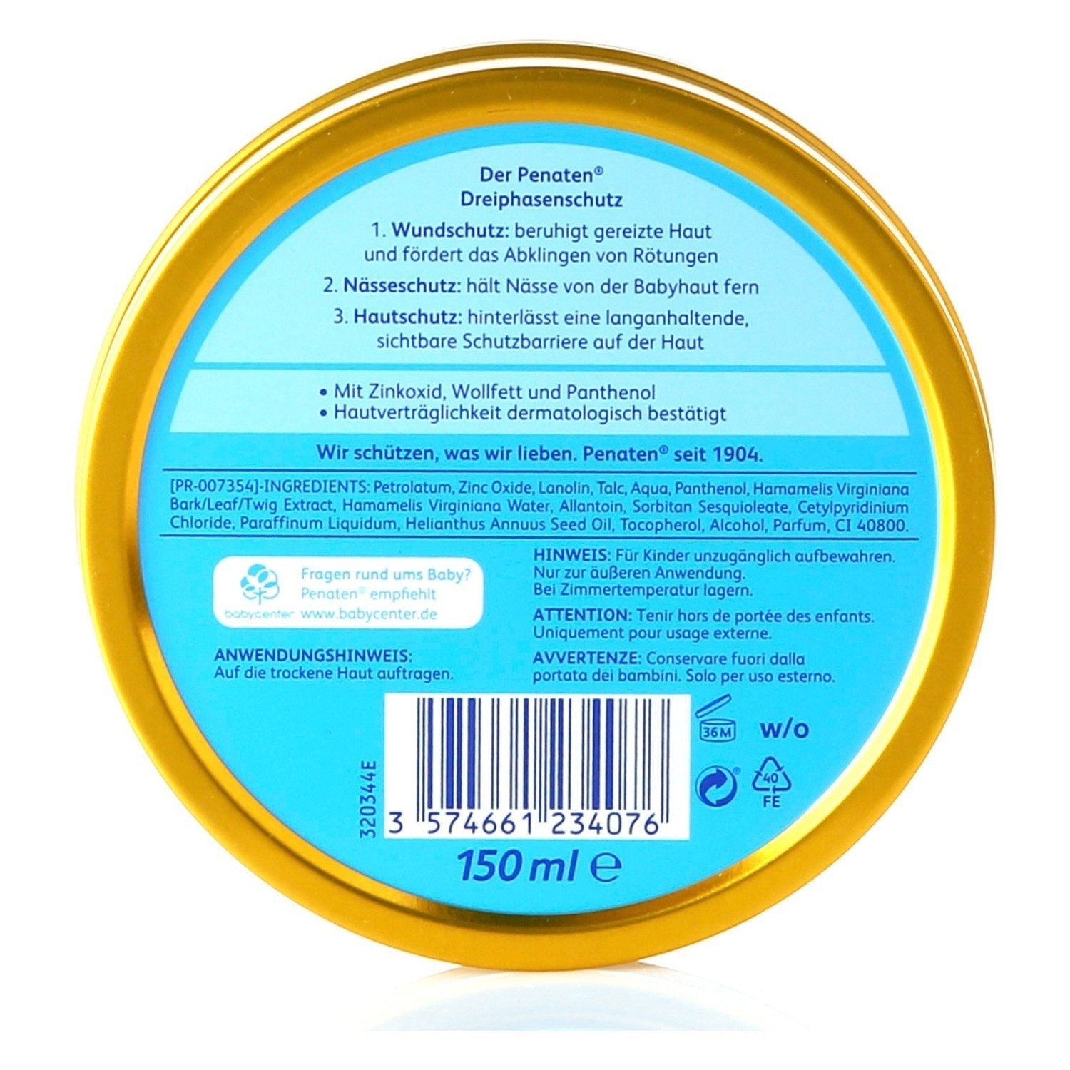 Penaten Baby Pişik Kremi 150 ml Penaten Baby Pişik Kremi 150 ml