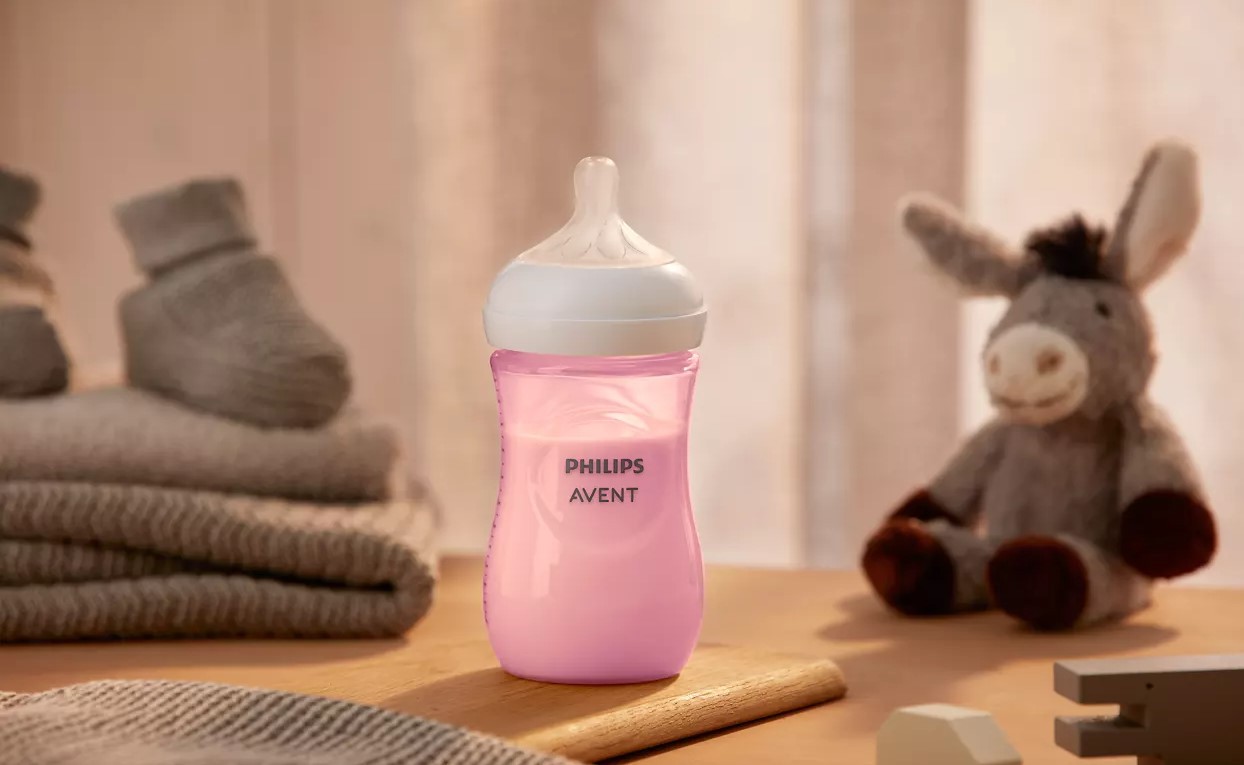 Philips Avent Natural Response PP Pembe Biberon 1+ Ay 260 ml SCY903/11 Philips Avent Natural Response PP Pembe Biberon 1+ Ay 260 ml SCY903/11