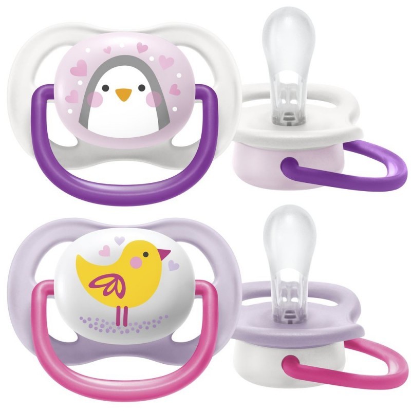 Philips Avent Ultra Air Animals 2li Emzik 0-6 Ay - Kız Philips Avent Ultra Air Animals 2li Emzik 0-6 Ay - Kız