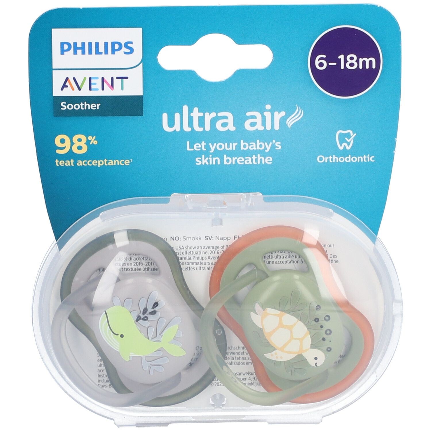 Philips Avent Ultra Air Emzik 6-18 Ay 2li SCF085/60 Philips Avent Ultra Air Emzik 6-18 Ay 2li SCF085/60