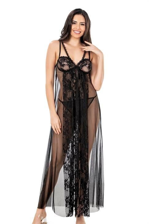 Aria`s Closet Siyah Kısa Tül Gecelik Aria`s Closet Siyah Kısa Tül Gecelik