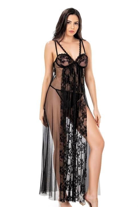 Aria`s Closet Siyah Kısa Tül Gecelik Aria`s Closet Siyah Kısa Tül Gecelik