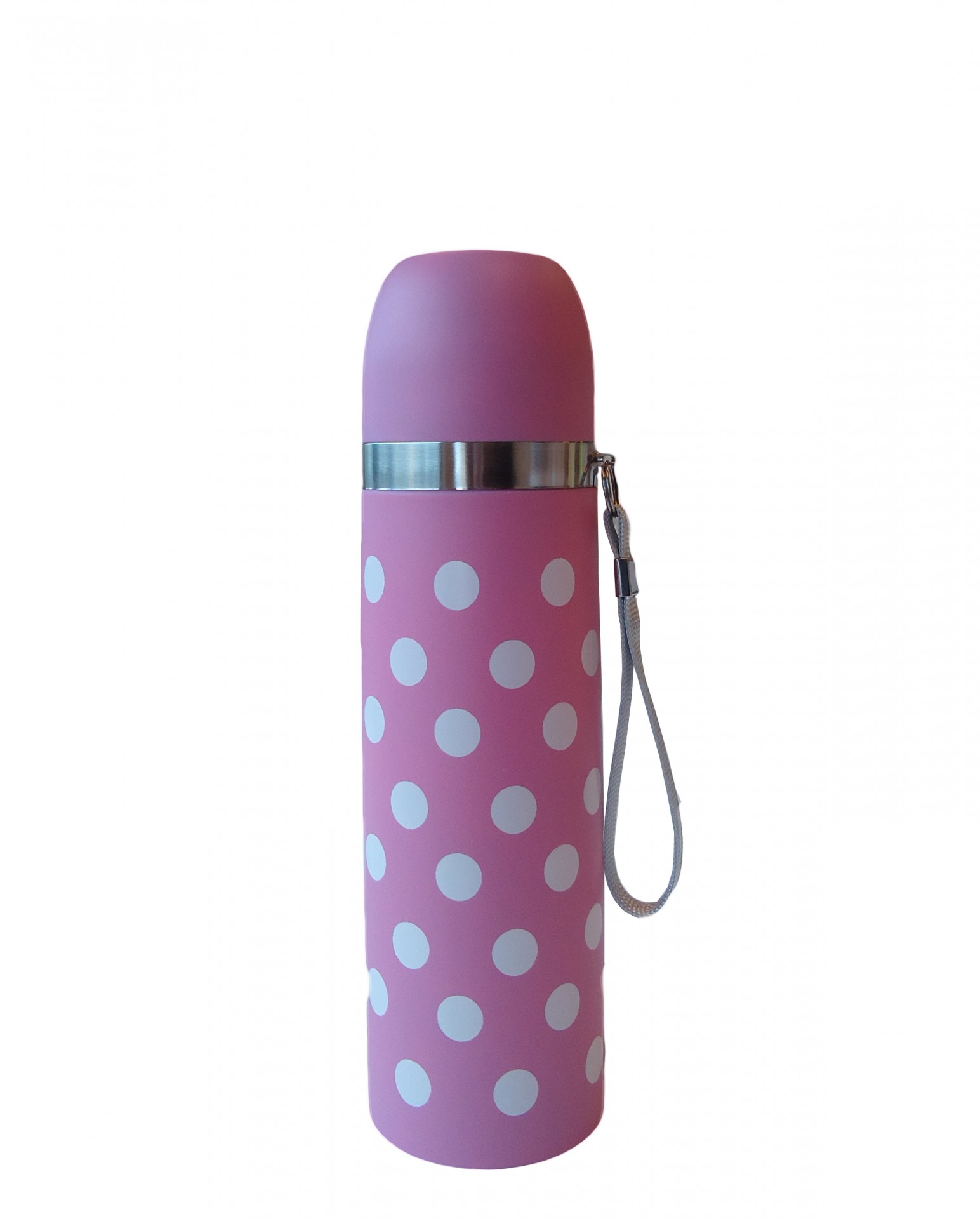 Sema Baby Puantiyeli Bebek Termosu 500 ml - Pembe Sema Baby Puantiyeli Bebek Termosu 500 ml - Pembe