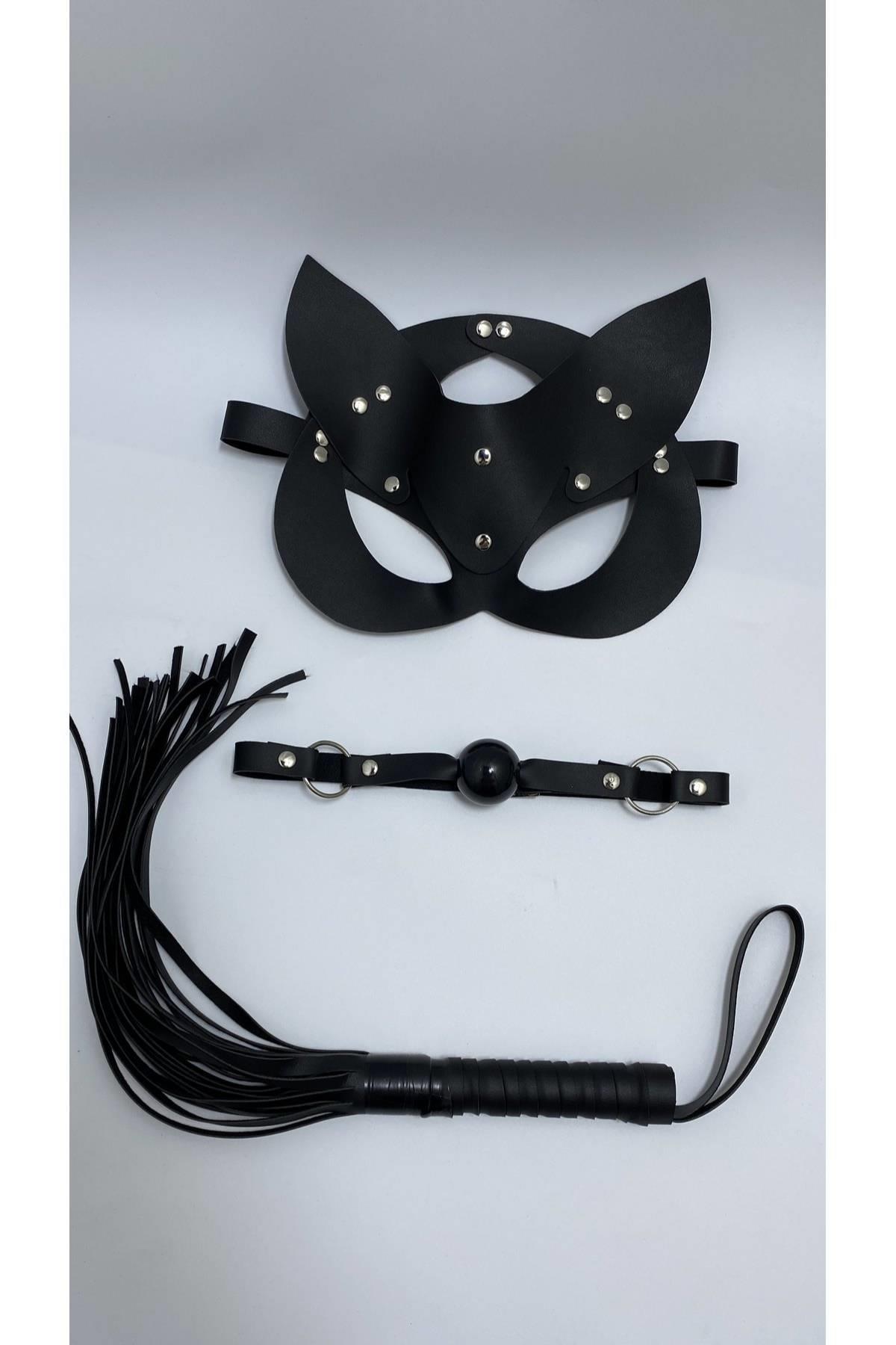 Aria`s Closet Siyah Maske Ağız Topu,3`Lü Set Aria`s Closet Siyah Maske Ağız Topu,3`Lü Set